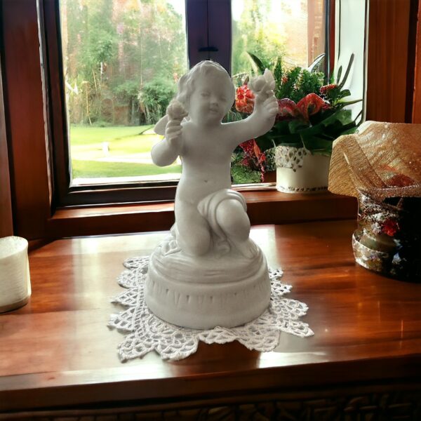 Statuette signée Clodion - rare sujet en biscuit - Ange - Déco - Collection