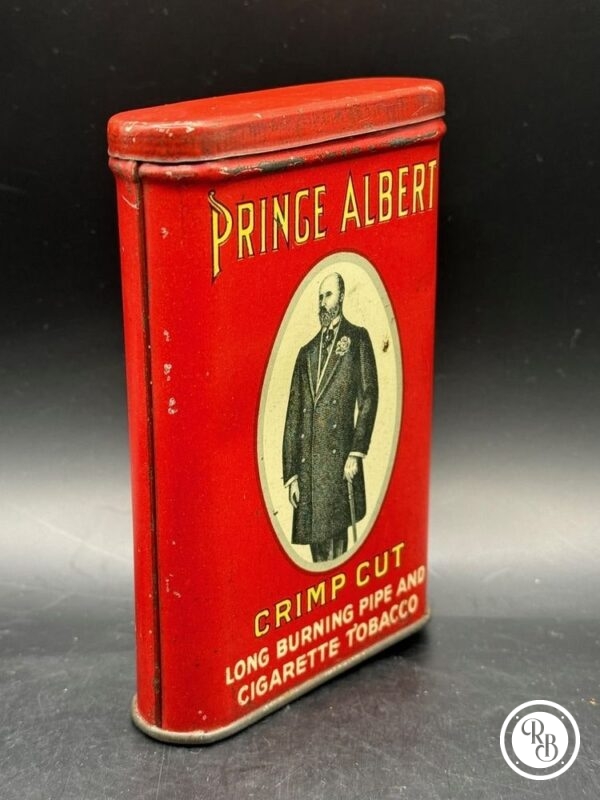 Ancienne boite publicitaire en métal "Prince Albert" cigarette tobacco tabac