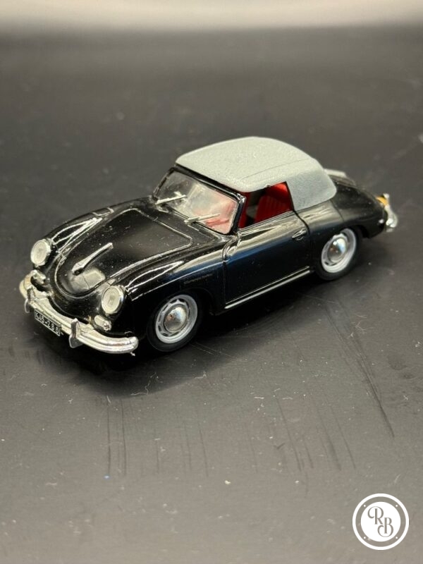 Brumm 1/43 Scale Metal Model - R118 PORSCHE 359 CABRIOLET 1950 BLACK