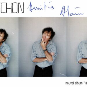 Autographe Alain Souchon 10x15