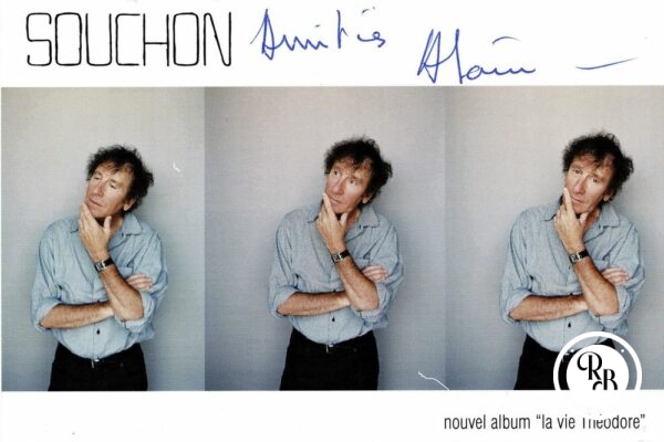 Autographe Alain Souchon 10x15