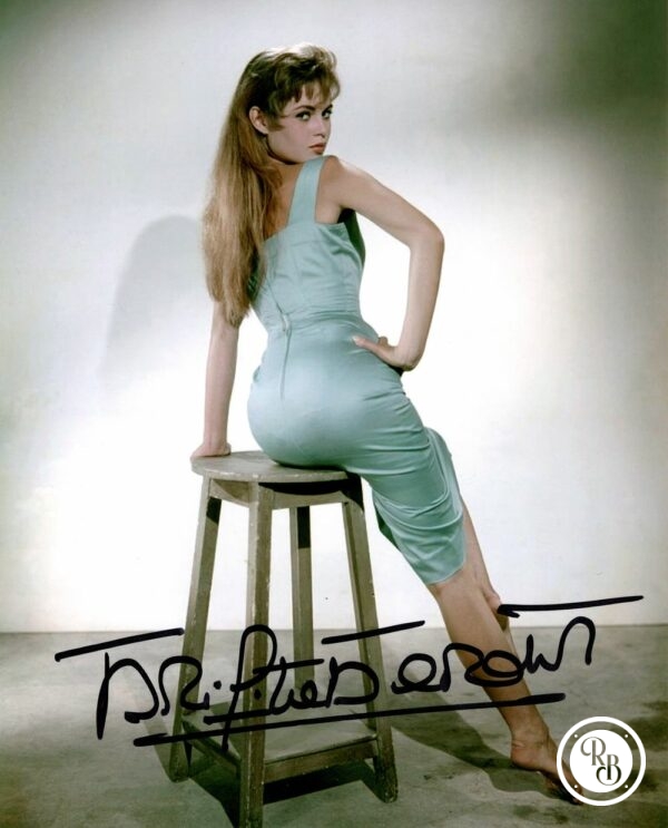Autographe Brigitte Bardot 20x25