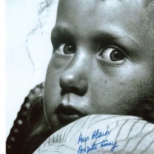 Autographe Brigitte Fossey 20x30