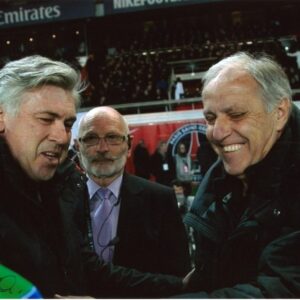 Autographe Carlo Ancelotti 15x20