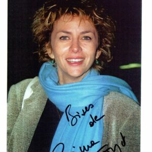 Autographe Corinne Touzet 21x31