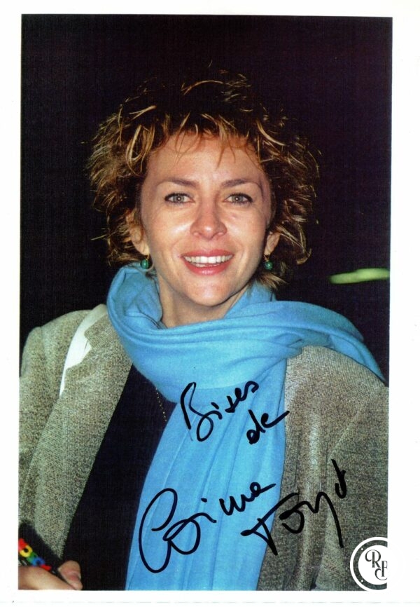 Autographe Corinne Touzet 21x31