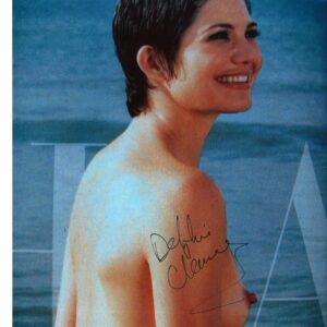 Autographe Delphine Chanéac 20x27