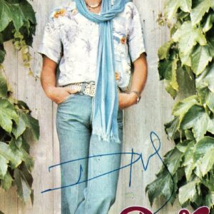 Dédicace Autographe - Rare carte signée au feutre bleu par Dave