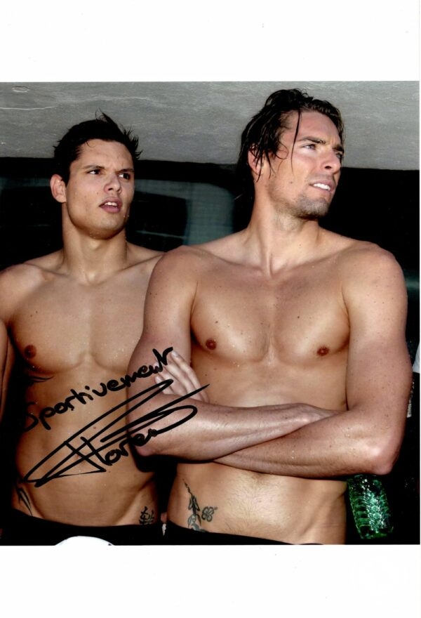 Autographe Florent Manaudou 20x30