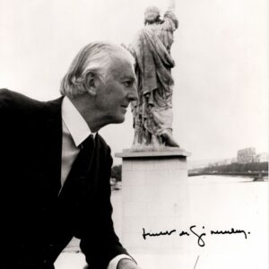 Autographe Hubert de Givenchy 18x25
