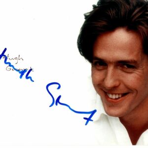 Autographe Hugh Grant 10x13