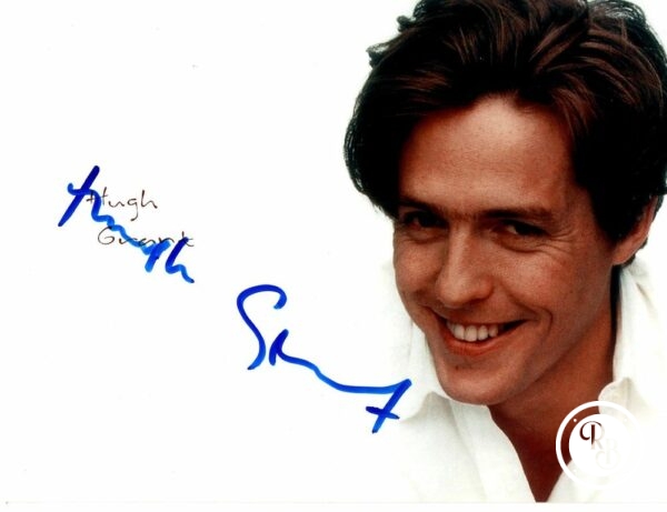 Autographe Hugh Grant 10x13