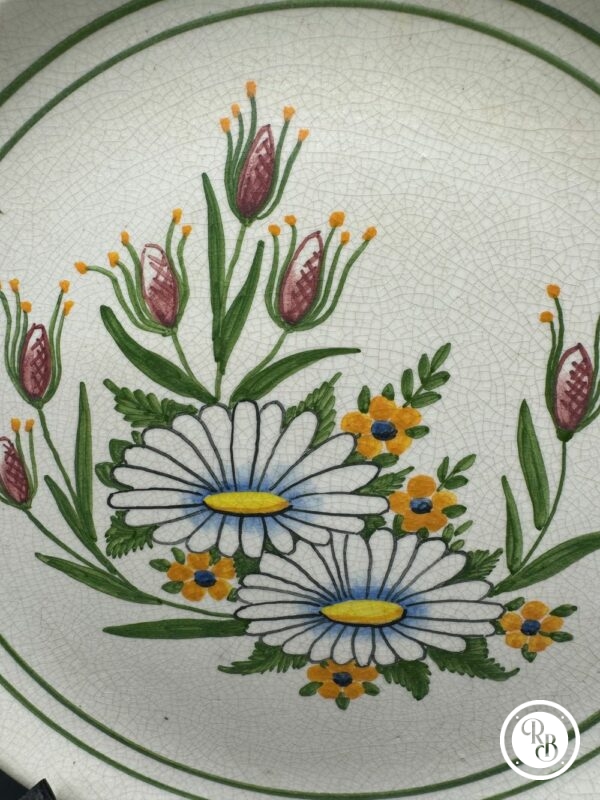 Assiette en Céramique de Vallauris - Signée - Vers 1970 - Décoration - Image 3