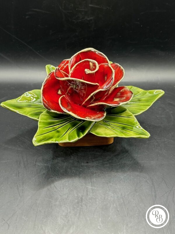 Fleur - Rose - En céramique - Collection - Décoration - Commémoration – Image 2