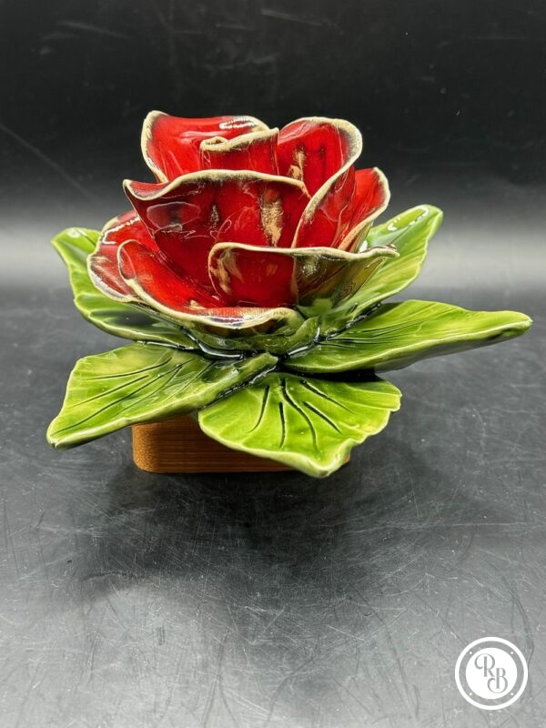 Fleur - Rose - En céramique - Collection - Décoration - Commémoration – Image 3