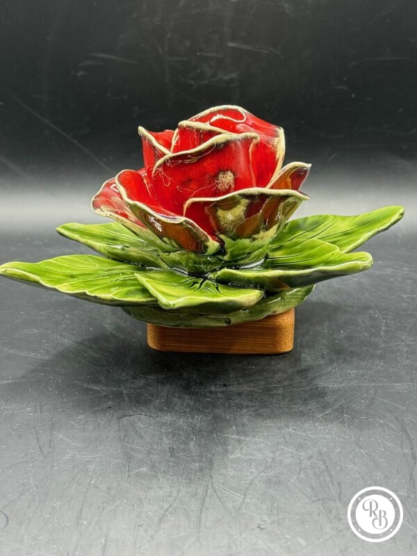 Fleur - Rose - En céramique - Collection - Décoration - Commémoration – Image 4