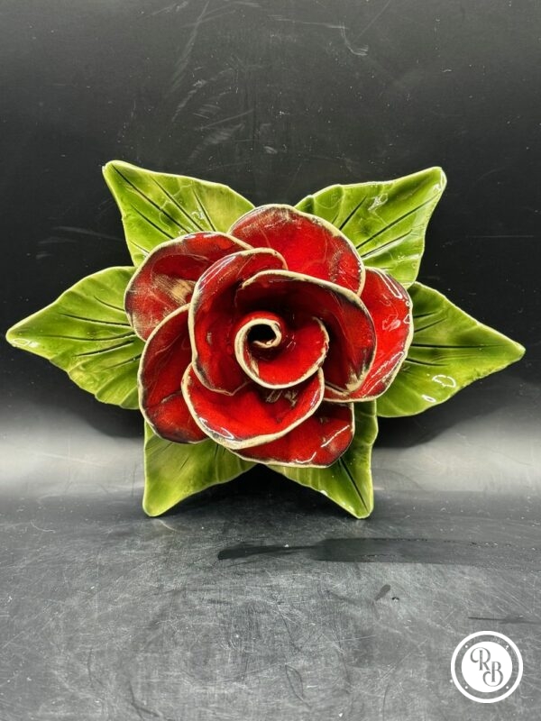 Fleur - Rose - En céramique - Collection - Décoration - Commémoration – Image 7