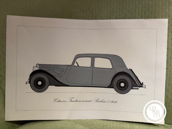 une Citroën "Traction Avant" de 1934