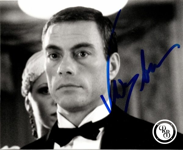 Autographe Jean-Claude Van Damme 10x12,5