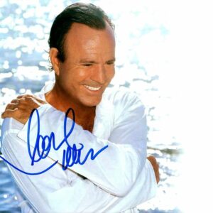 Autographe Julio Iglesias 15x20