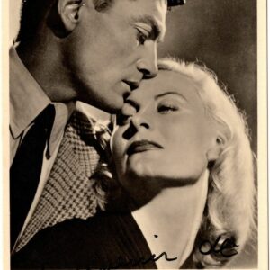 Autographe Jean Marais et Michèle Morgan 9x14