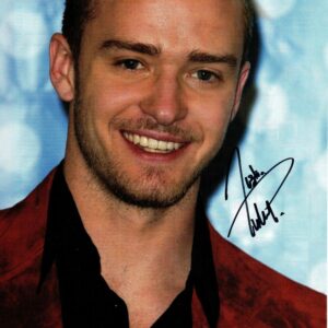 Autographe Justin Timberlake 20x29