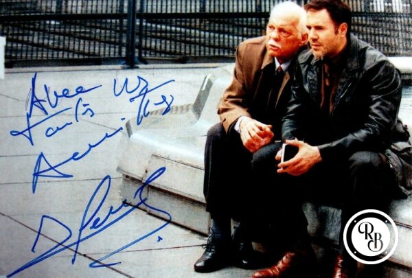 Autographe Michel Serrault 10x15