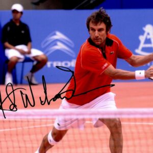 Autographe Mats Wilander 20x30