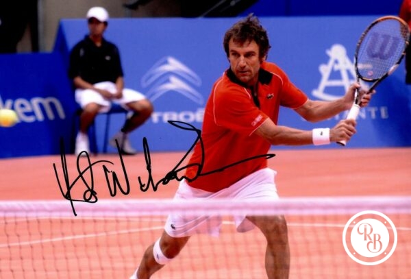 Autographe Mats Wilander 20x30