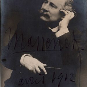 Autographe Massenet 1912 85x14