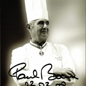 Autographe Paul Bocuse 10x15