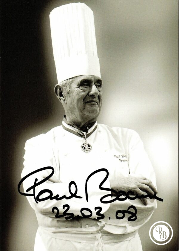 Autographe Paul Bocuse 10x15