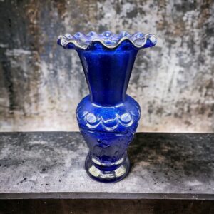 Vase bleu cobalt