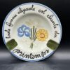 RETRO_BROC_Cendrier_Faience_Assiette_Printemps