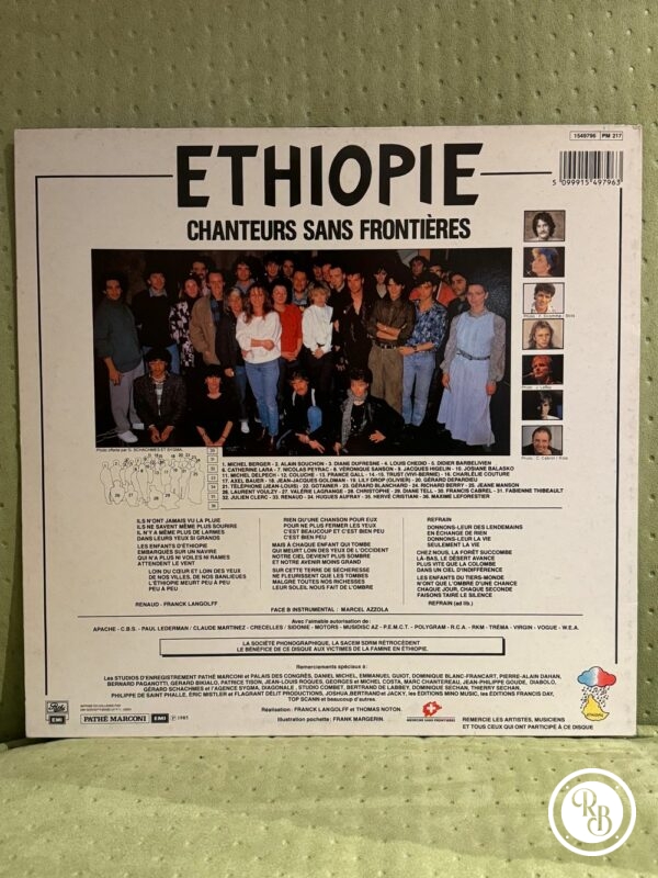 RETRO_BROC_dedicace_45_tours_Ethiopie_Chanteurs_sans_frontieres