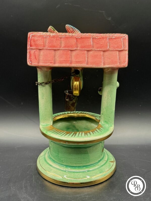 Puit en Barbotine - H. Becquet Quaregnon n° 352 - Vintage - Décoration - Image 3