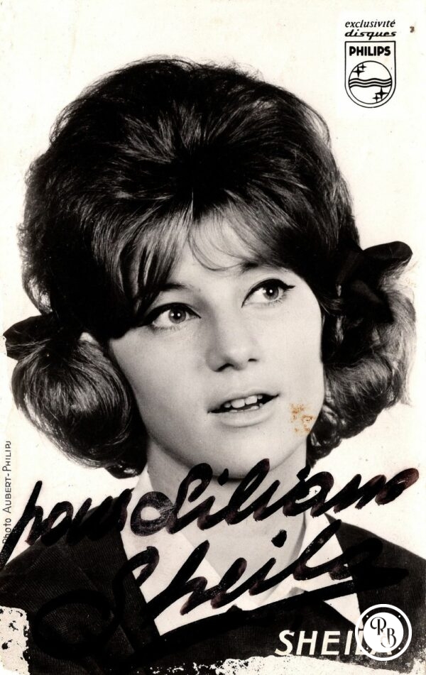 Autographe Sheila 9x14