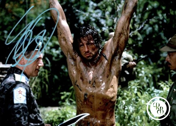 Autographe Sylvester Stallone 13x18