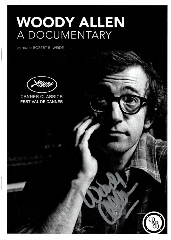 Autographe Woody Allen 15x21