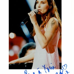 Autographe Zazie 20x25