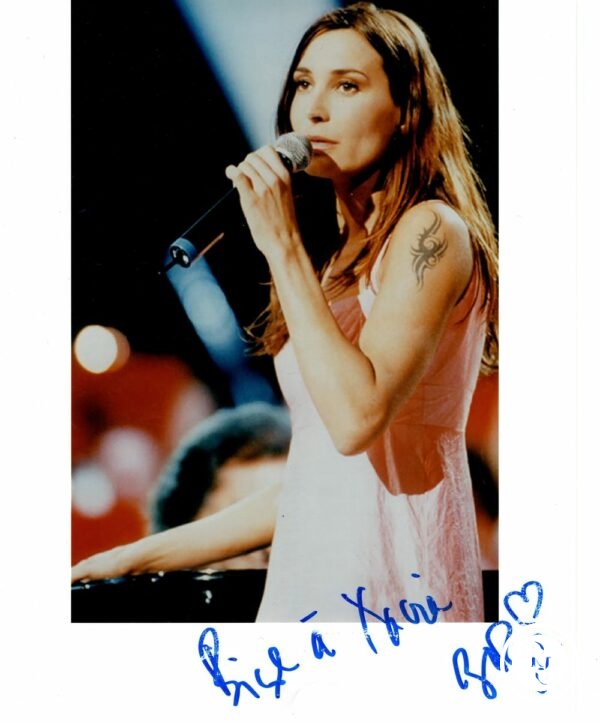 Autographe Zazie 20x25