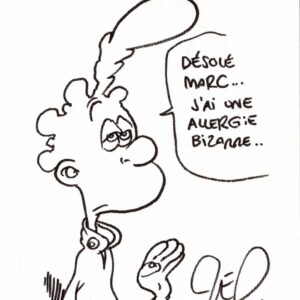 Autographe+dessin Zep 10x15