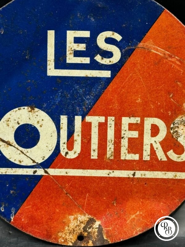 Ancienne Plaque publicitaire en métal - Les Routiers - Collection - Déco Garage - Image 2
