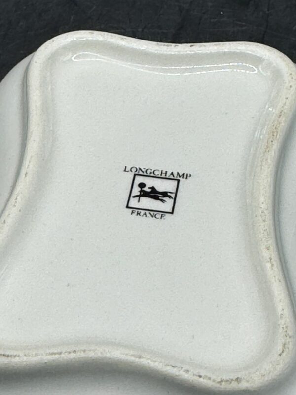 Cendrier/Vide poche du restaurant étoilé "La Tour d'Argent" à Paris - En Porcelaine peinte à la main - De la maison Longchamps - Collection - Image 6