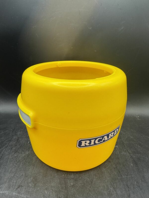 Sceau à glaçons Ricard en plastique jaune - objet publicitaire - Décoration - Collection - Pastis - Bistrot - Bar - Café – Image 2