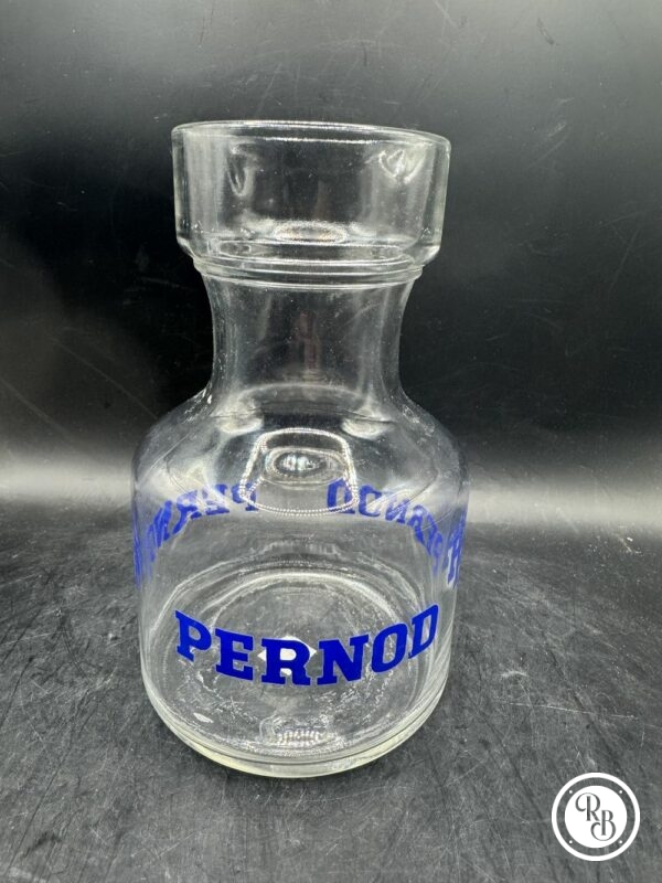 Deux (lot) Pichets anciens en verre des années 60/70 de la marque Pernod - Anisette - Pastis - Décoration Café/Bistrot/Bar - Vintage – Image 5