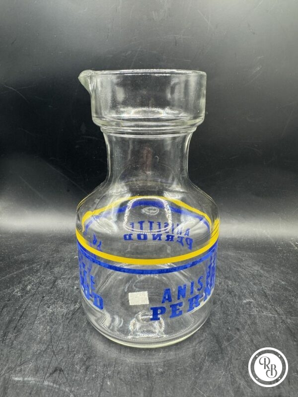 Deux (lot) Pichets anciens en verre des années 60/70 de la marque Pernod - Anisette - Pastis - Décoration Café/Bistrot/Bar - Vintage – Image 2