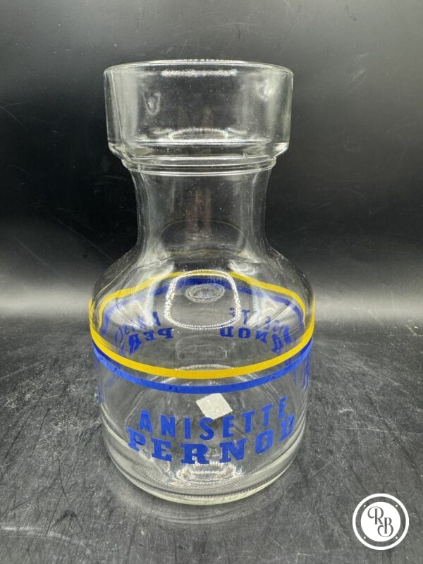 Deux (lot) Pichets anciens en verre des années 60/70 de la marque Pernod - Anisette - Pastis - Décoration Café/Bistrot/Bar - Vintage – Image 4