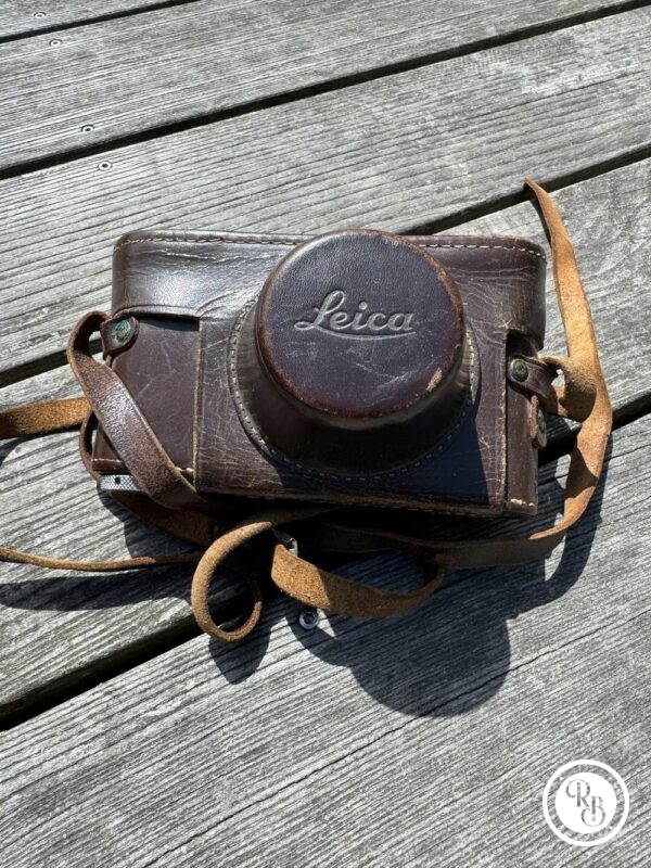 Pochette / Etui d'origine Leica en cuir marron pour Appareil photo Argentique - Image - Prise de vue - Kodak - Nikon - Vintage – Image 2