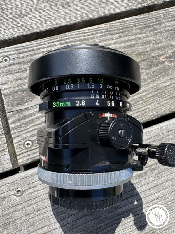 Très rare Objectif Canon 35mm FD F2.8 TS pour Appareil photo Argentique avec sa pochette - Image - Prise de vue - Kodak - Nikon - Vintage – Image 6